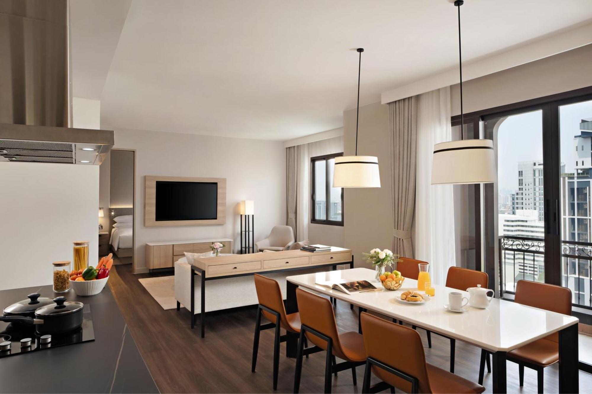 Marriott Executive Apartments Bangkok, Sukhumvit 101 Esterno foto
